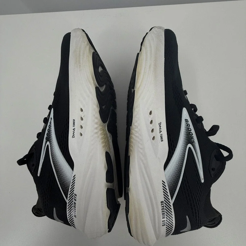 Brooks Glycerin 22 Running Shoes + Currex Insoles Womens 9.5 Black 1204351